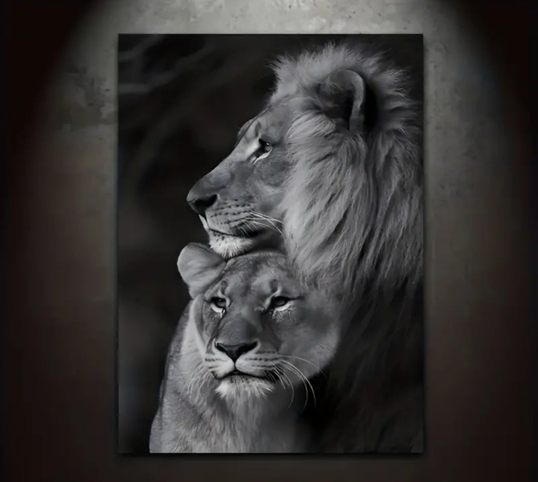 Lion and lioness