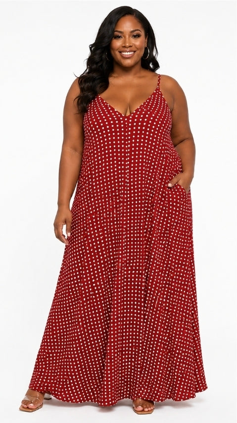 Polka Dot Maxi