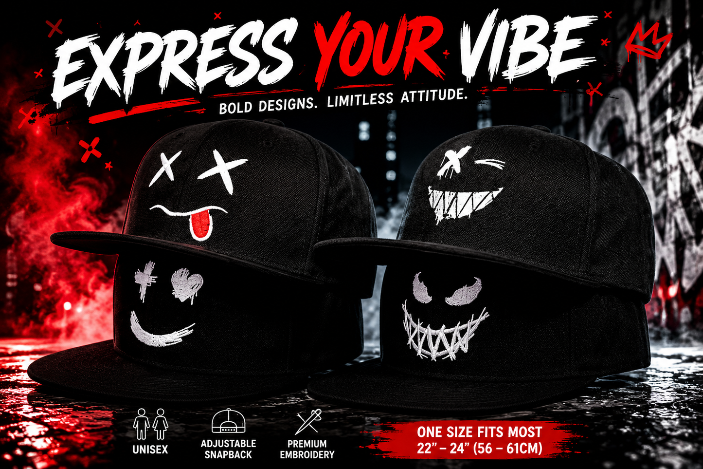 What's Your Vibe Adjustable Caps